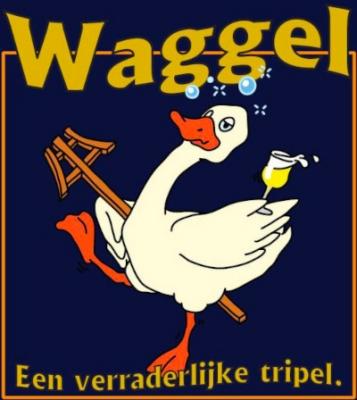 Waggel Tripel Gulzige Gans etiket